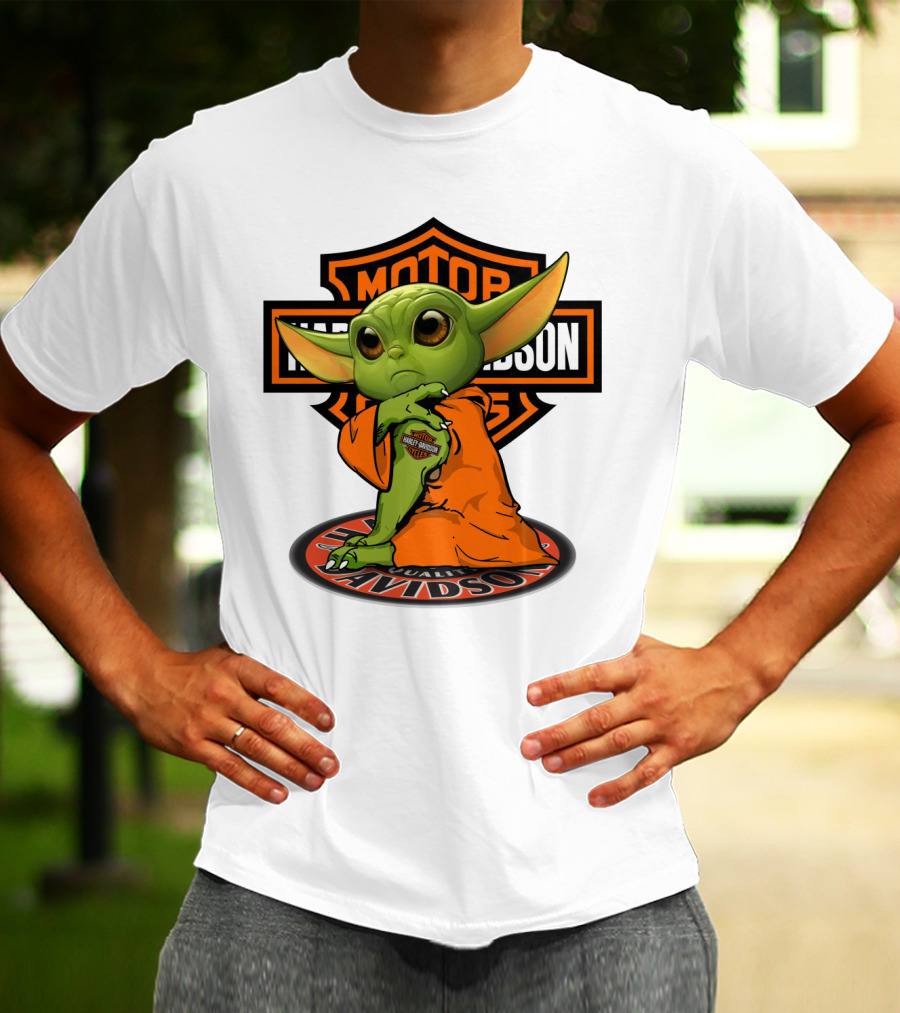 Harley Davidson Yoda Motorcycles T-Shirt