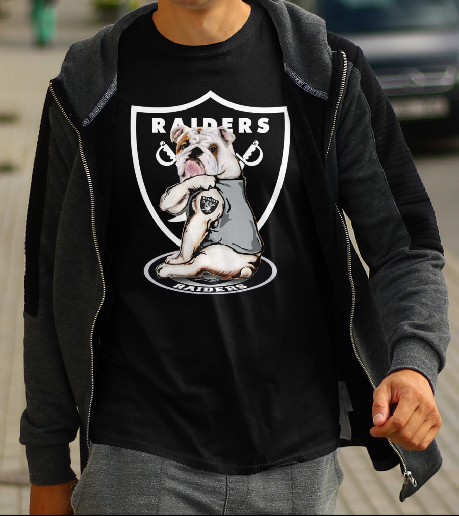 Raiders Bulldog Shield T-Shirt