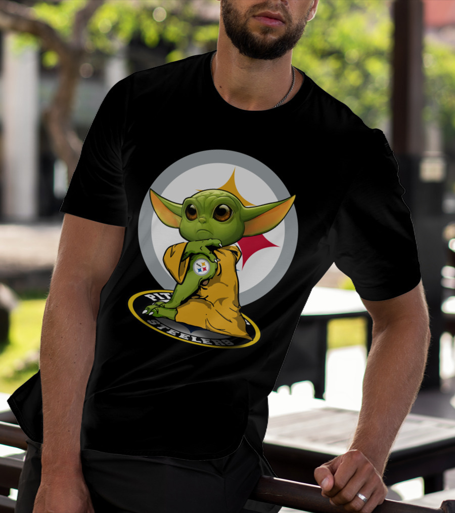 Pittsburgh Steelers Yoda Fan Mashup T-Shirt