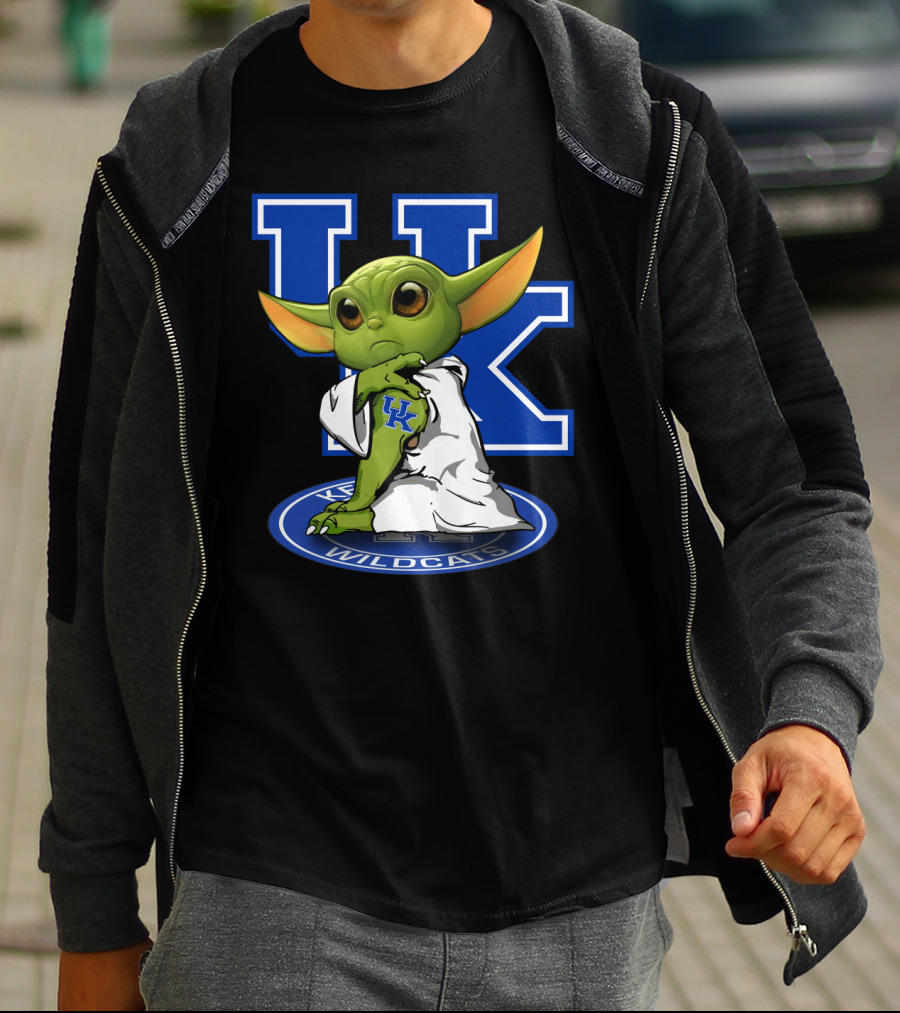 Kentucky Wildcats Yoda Baby UK T-Shirt