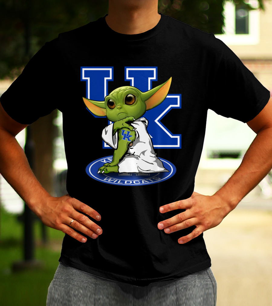 Kentucky Wildcats Yoda Baby UK T-Shirt