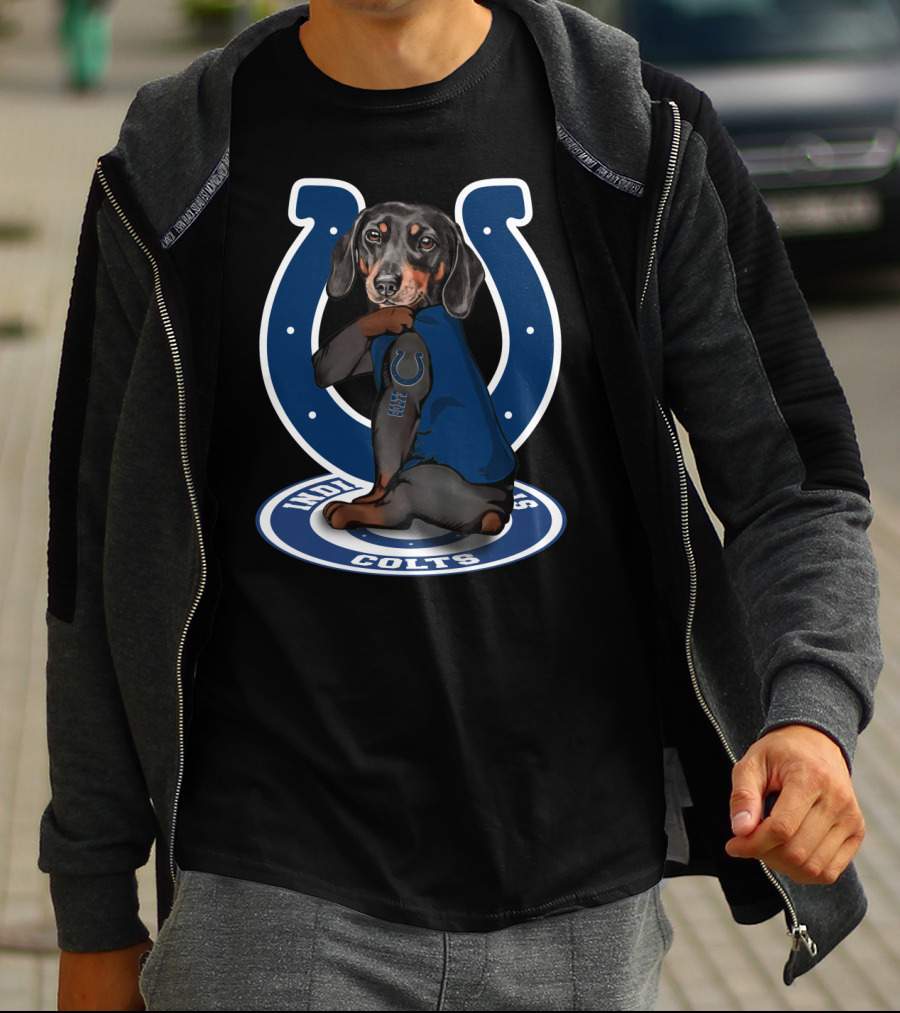 Indianapolis Colts Dachshunds Fan T-Shirt