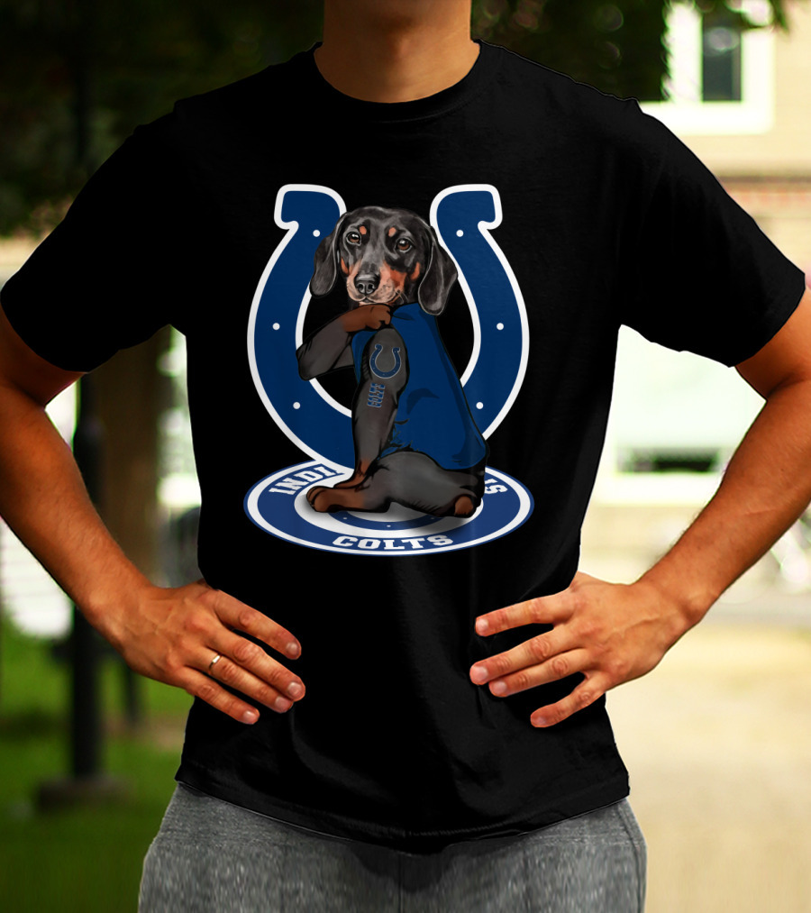 Indianapolis Colts Dachshunds Fan T-Shirt