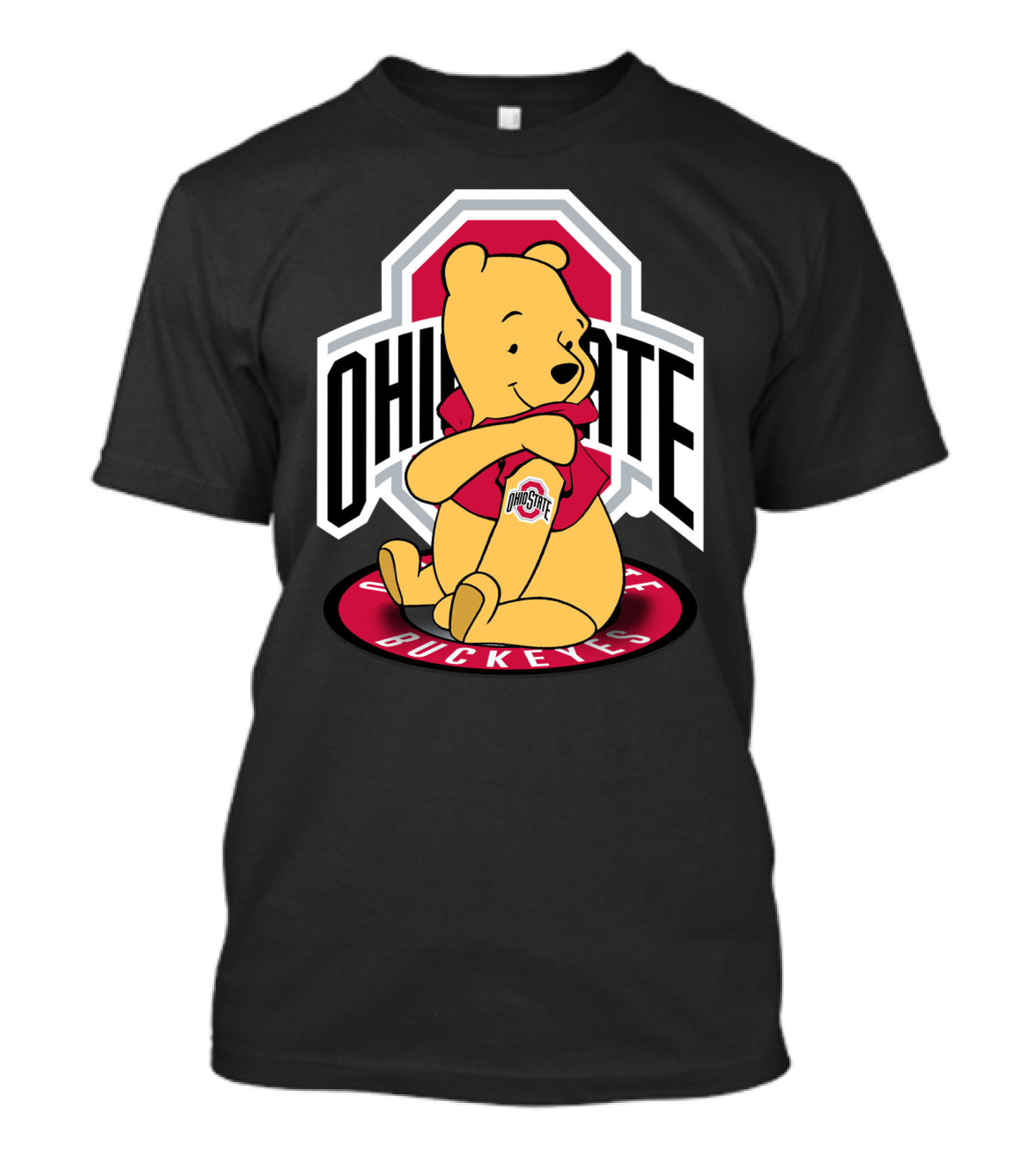 Ohio State Pooh Bear Buckeyes T-Shirt