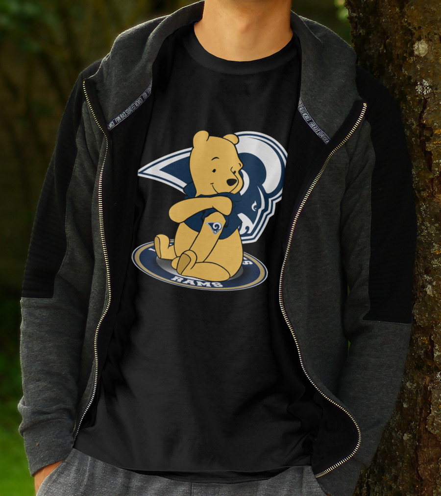 Pooh Rams LA Football Bear T-Shirt