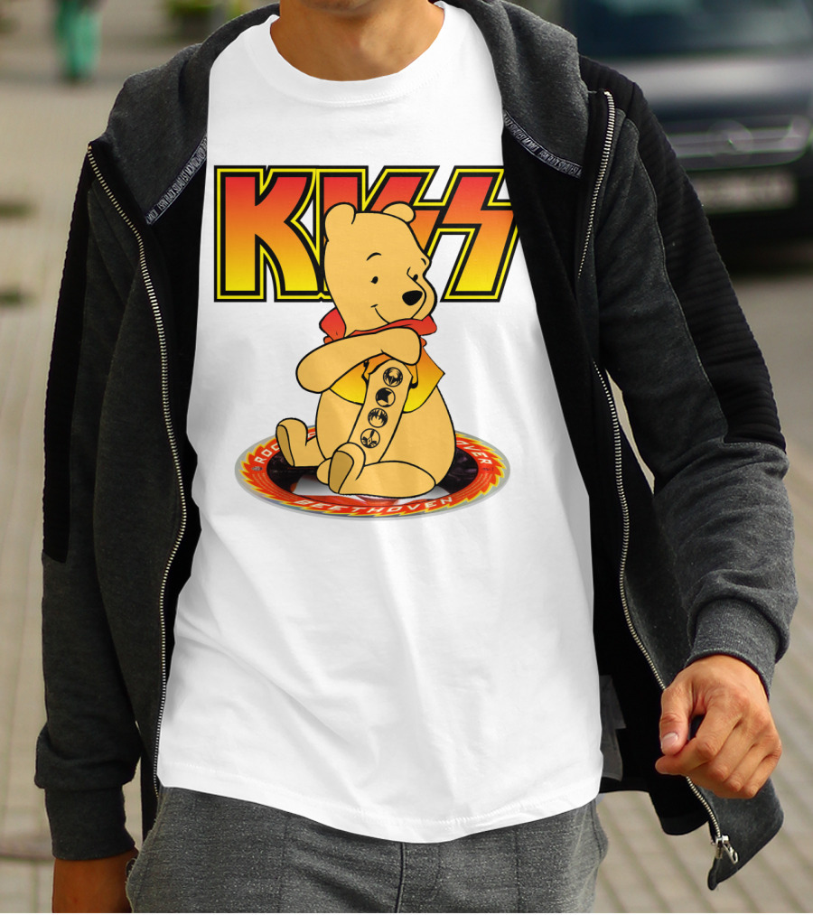 KISS Pooh Beethoven Band T-Shirt