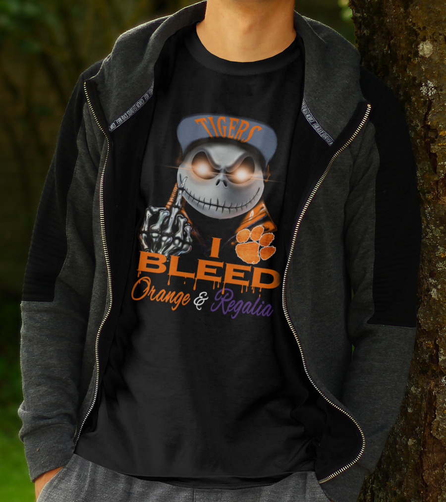Tigers I Bleed Orange & Regalia T-Shirt