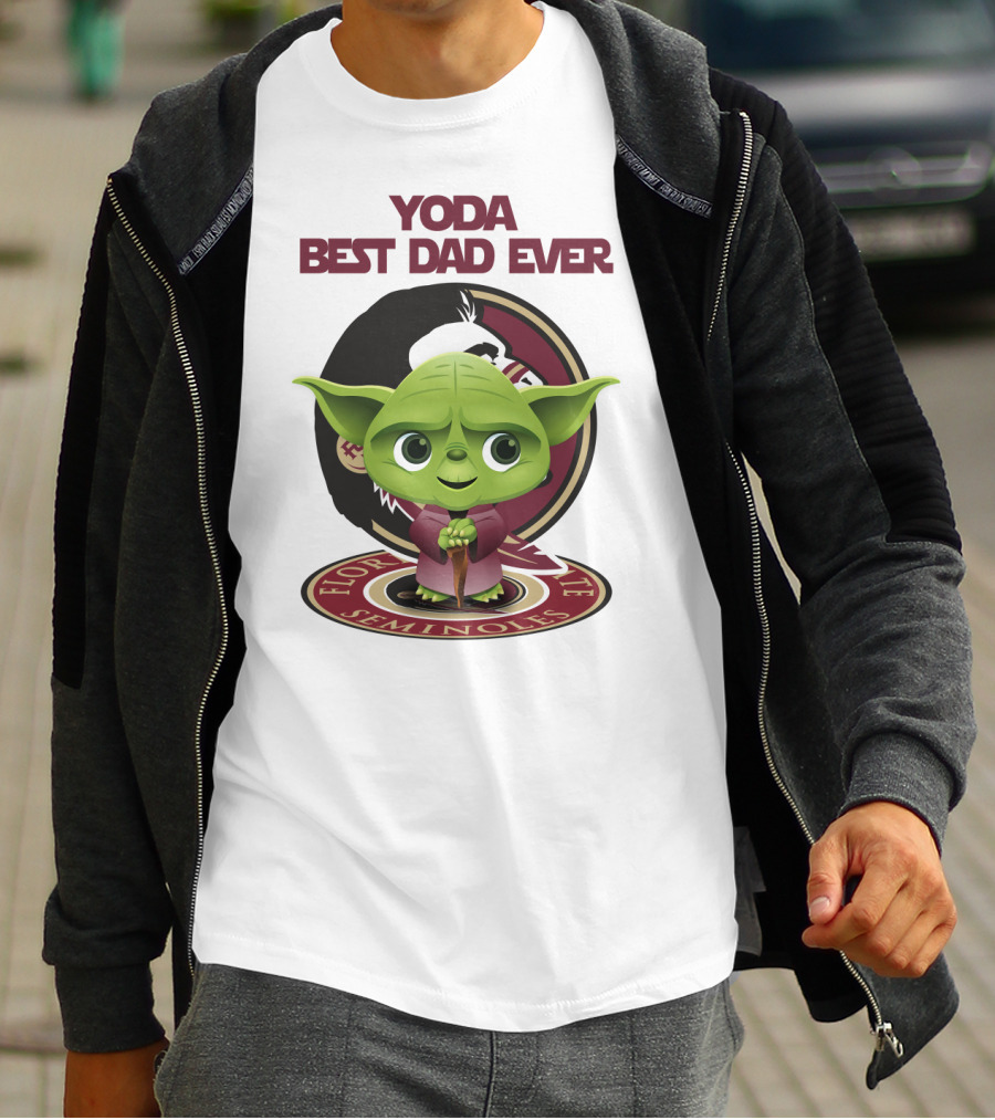 Yoda Best Dad Ever Florida State Seminoles T-Shirt