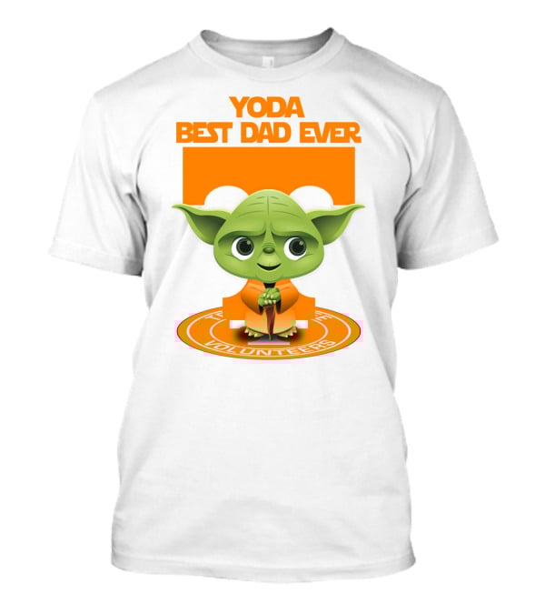 Yoda Best Dad Ever Tennessee Volunteers T-Shirt