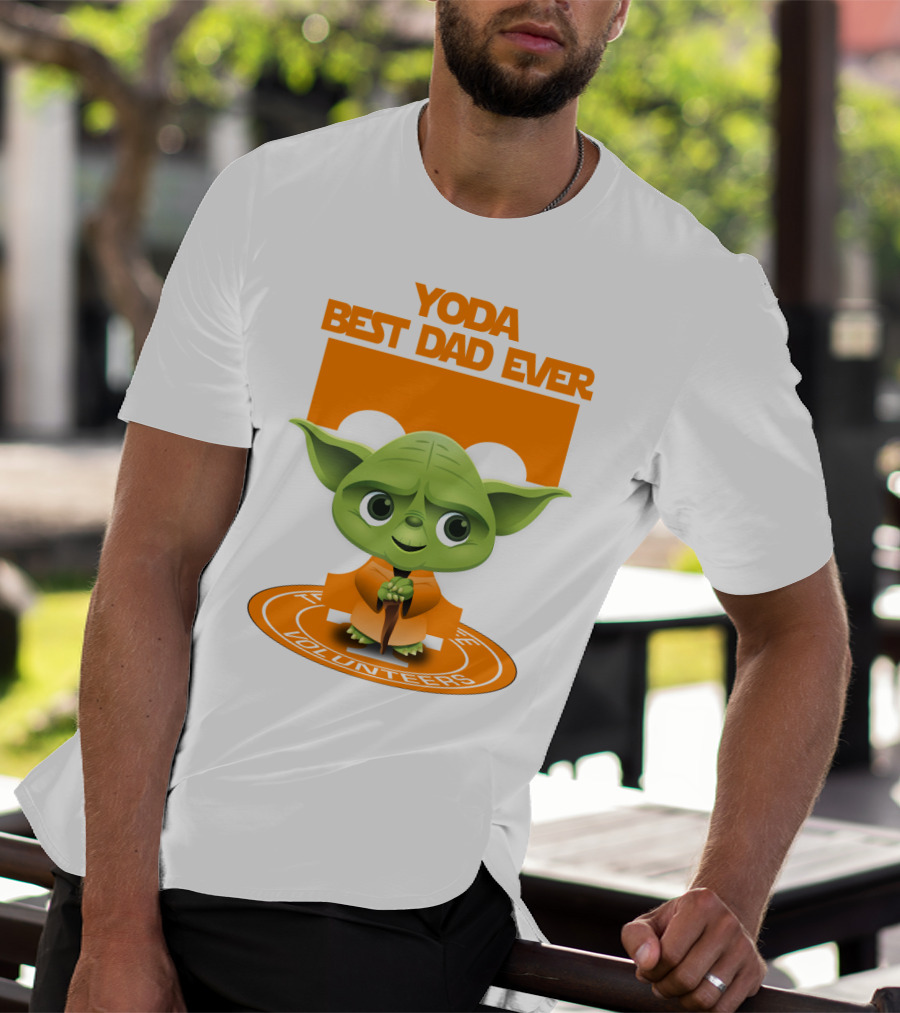 Yoda Best Dad Ever Tennessee Volunteers T-Shirt