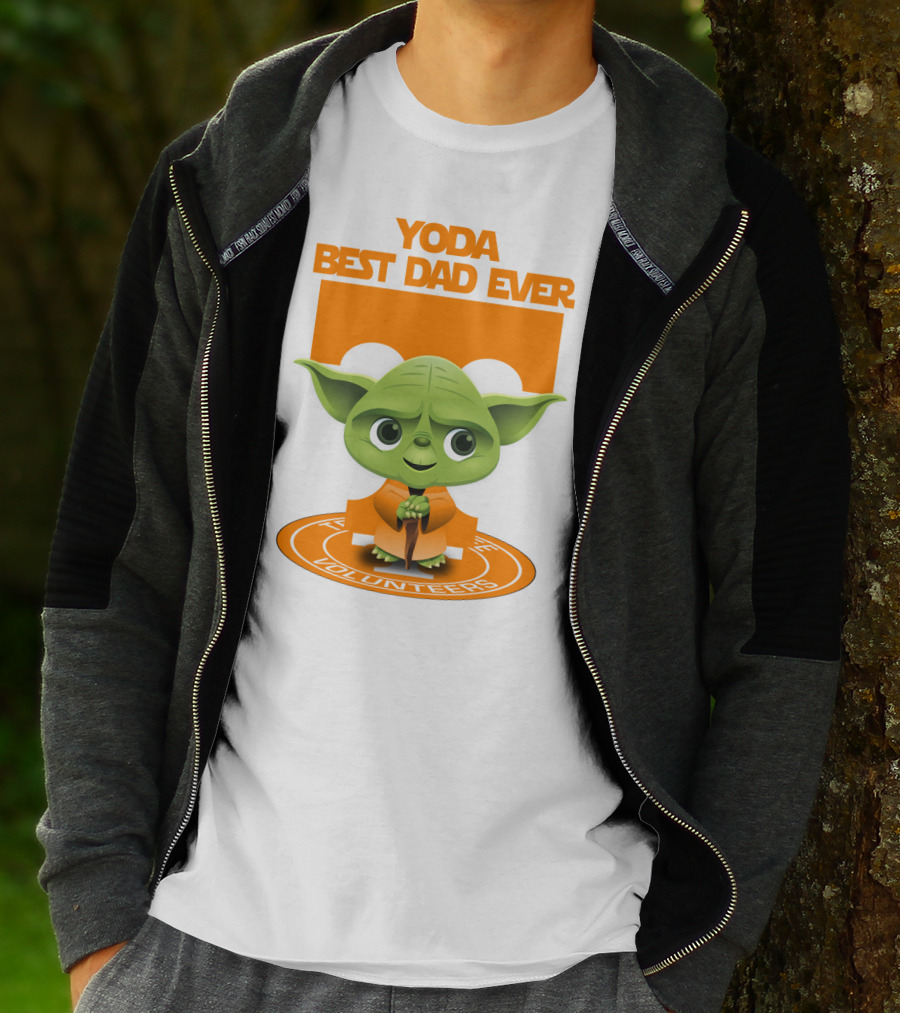 Yoda Best Dad Ever Tennessee Volunteers T-Shirt