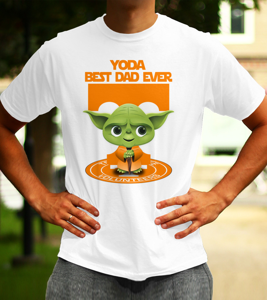 Yoda Best Dad Ever Tennessee Volunteers T-Shirt