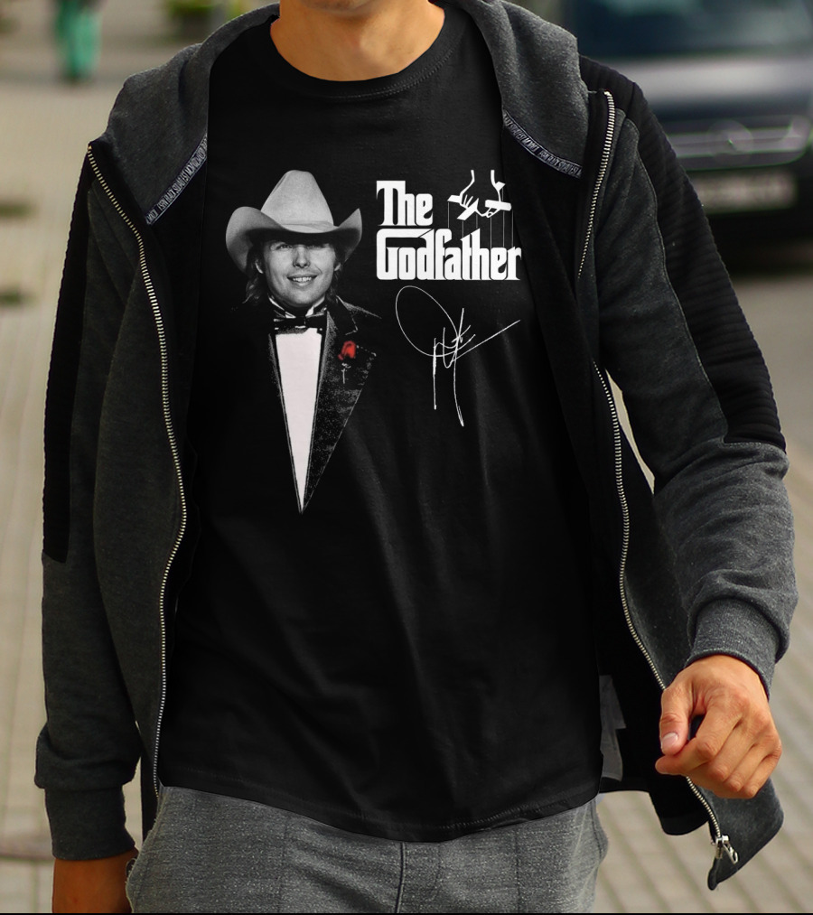 The Godfather Dwight Yoakam Signature Black Tuxedo Cowboy Hat T-Shirt