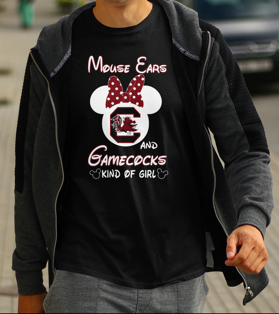 Mouse Ears And Gamecocks Kind Of Girl T-Shirt