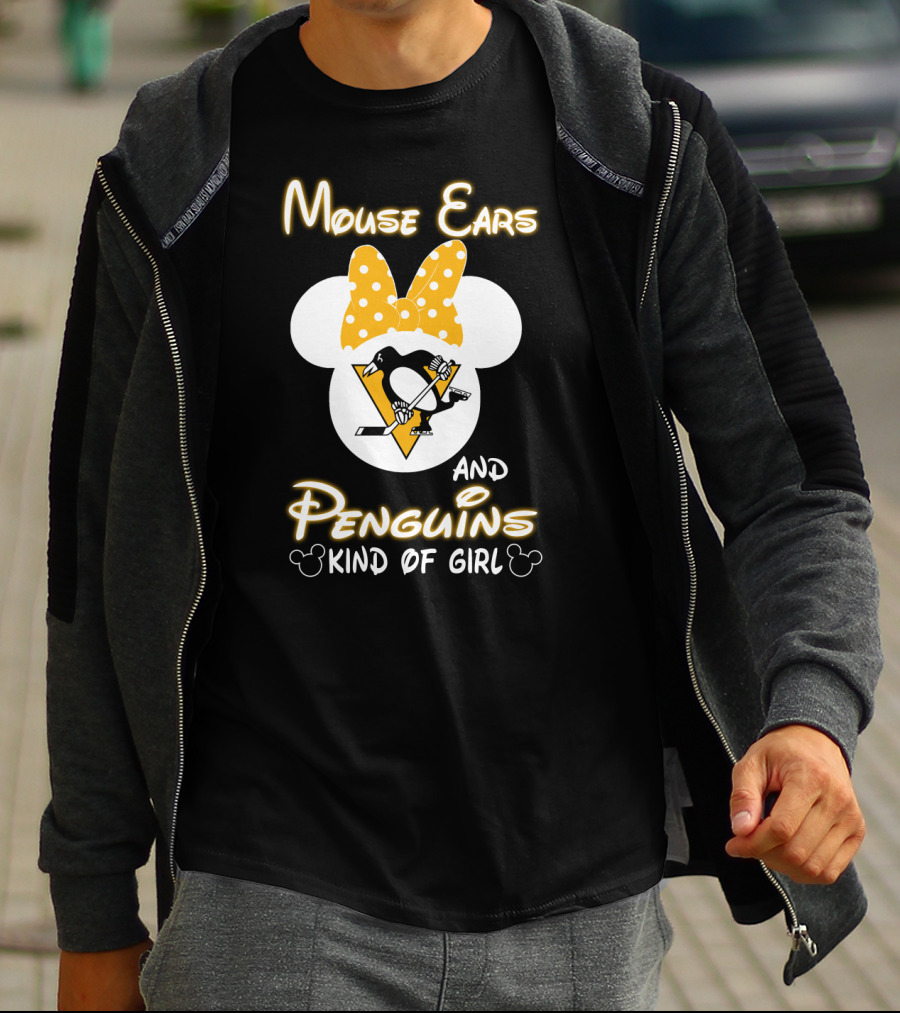 Mouse Ears And Penguins Kind Of Girl T-Shirt