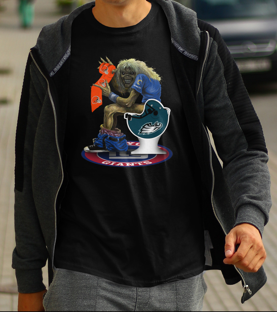Eddie Giants Browns Eagles Nfl Rivalry T-Shirt