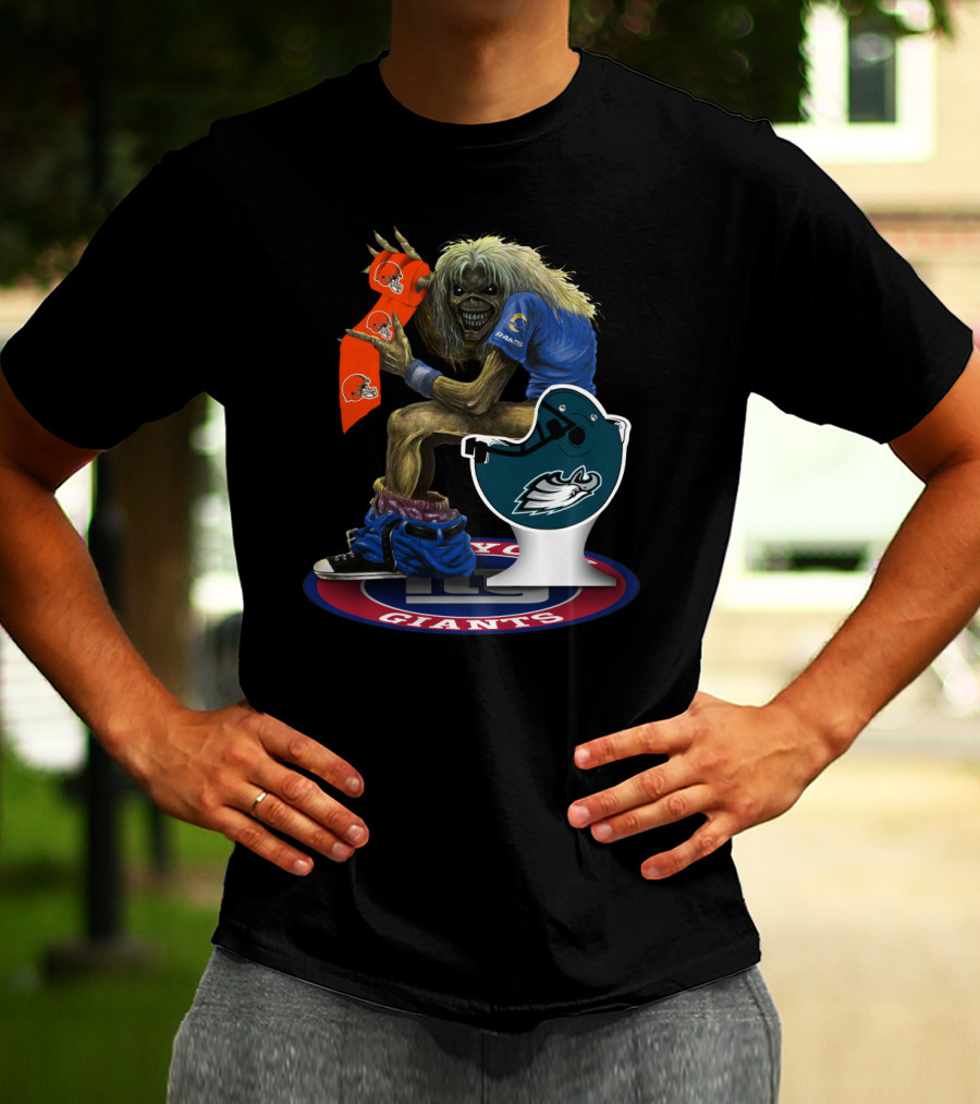 Eddie Giants Browns Eagles Nfl Rivalry T-Shirt