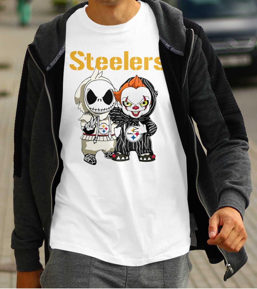 Steelers Jack Pennywise Cartoon Characters T-Shirt