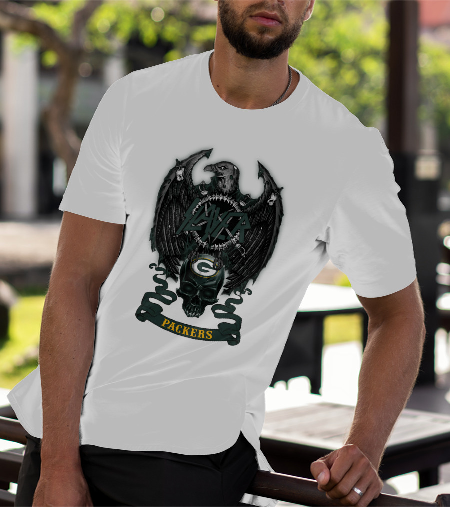 Slayer Packers Skull T-Shirt