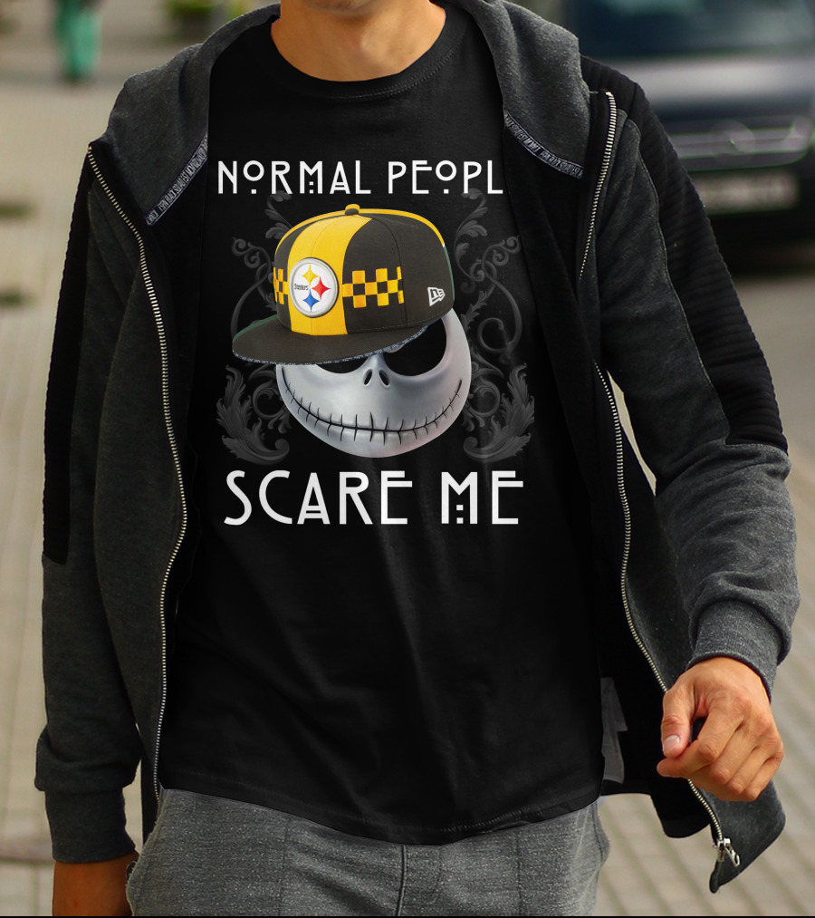 Normal People Scare Me Steelers T-Shirt
