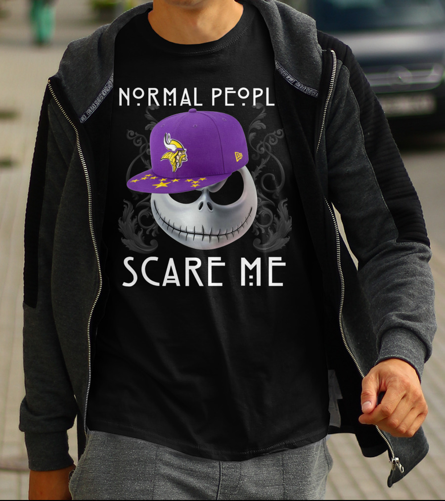NORMAL PEOPLE SCARE ME JACK VIKINGS T-Shirt