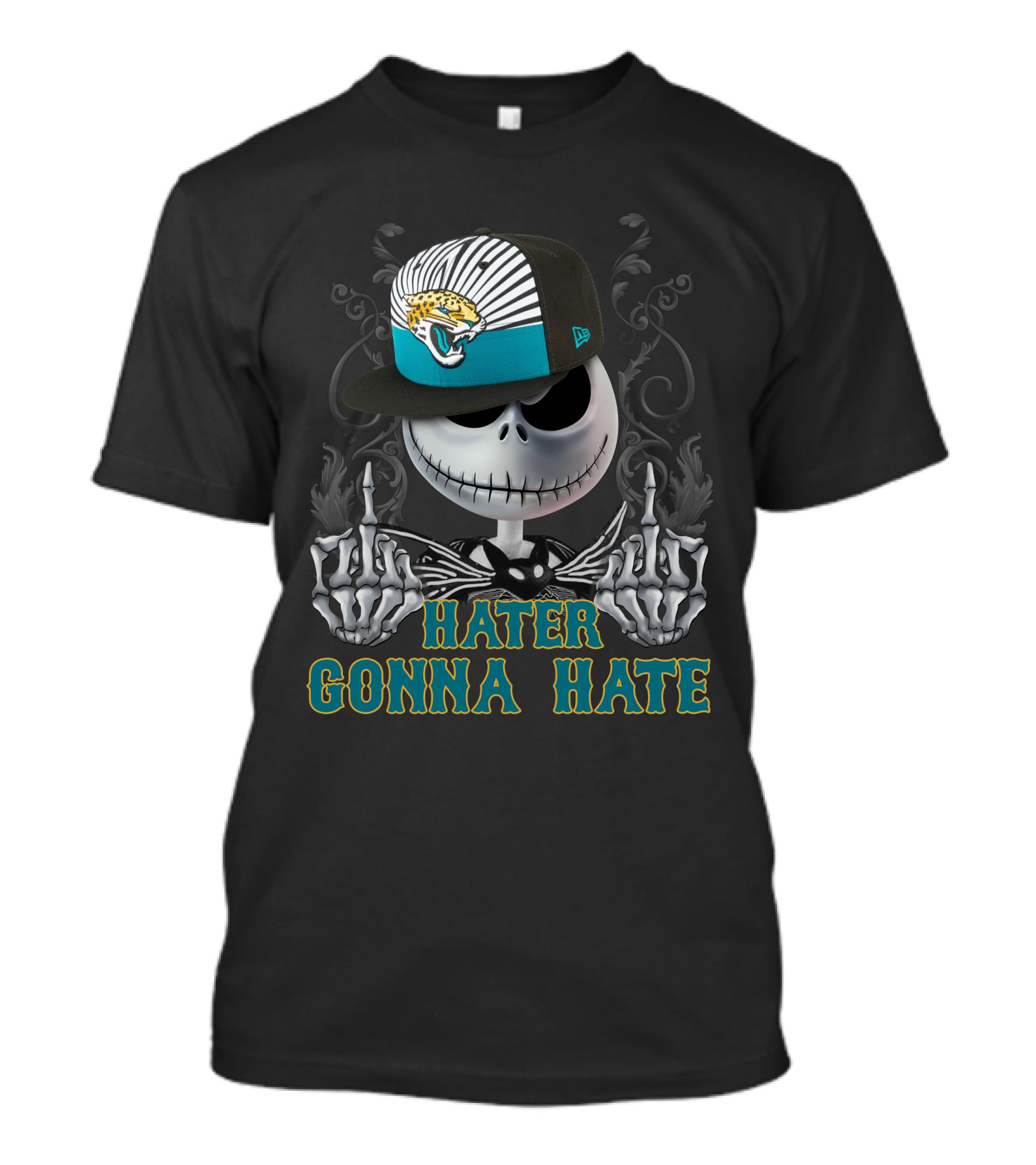 Hater Gonna Hate Jacksonville Jaguars Skeleton T-Shirt
