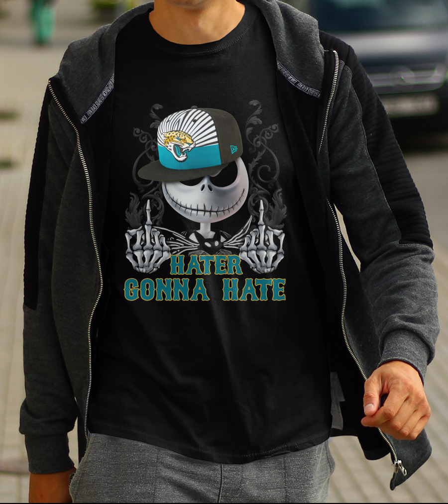 Hater Gonna Hate Jacksonville Jaguars Skeleton T-Shirt