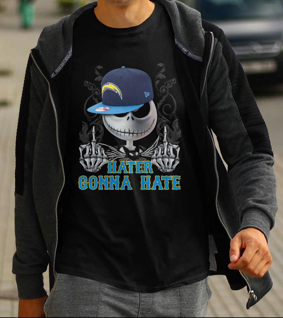 Hater Gonna Hate Los Angeles Chargers Cap T-Shirt