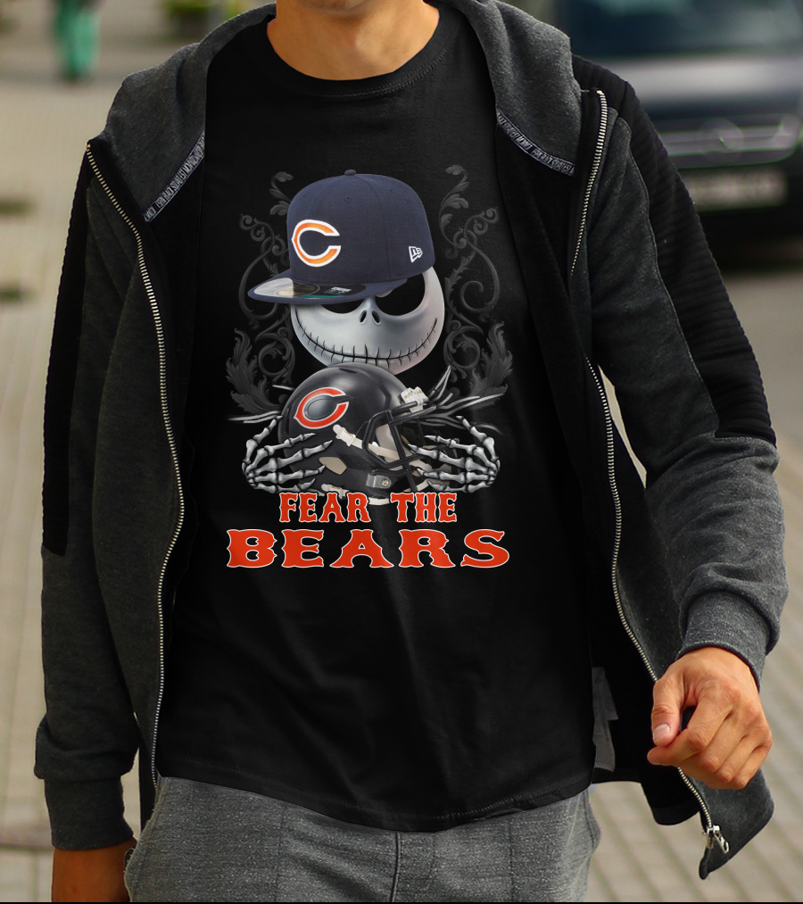 Fear The Bears Ds001-06 Chicago Bears T-Shirt