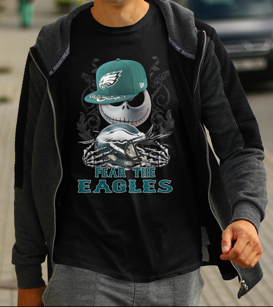 Fear The Eagles Ds001-24 Philadelphia Eagles T-Shirt