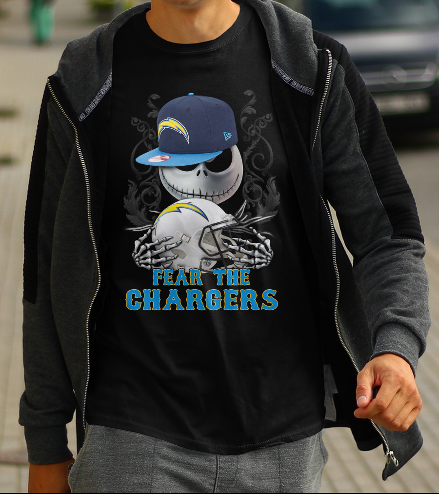 Fear The Chargers Los Angeles Ds001-27 T-Shirt