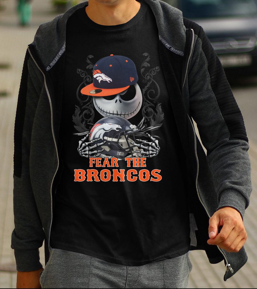 Fear The Broncos Ds001-10 Denver Broncos T-Shirt