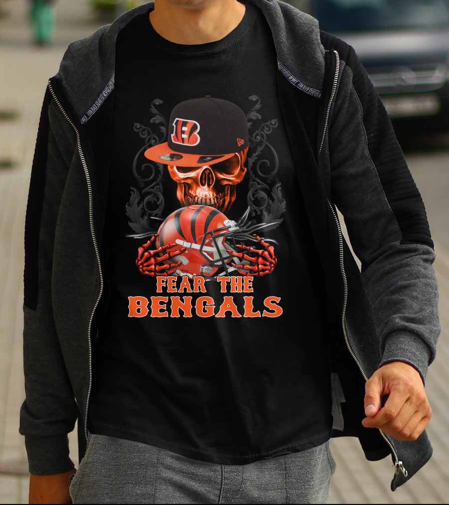 Fear The Bengals Cincinnati Ds002-07 T-Shirt
