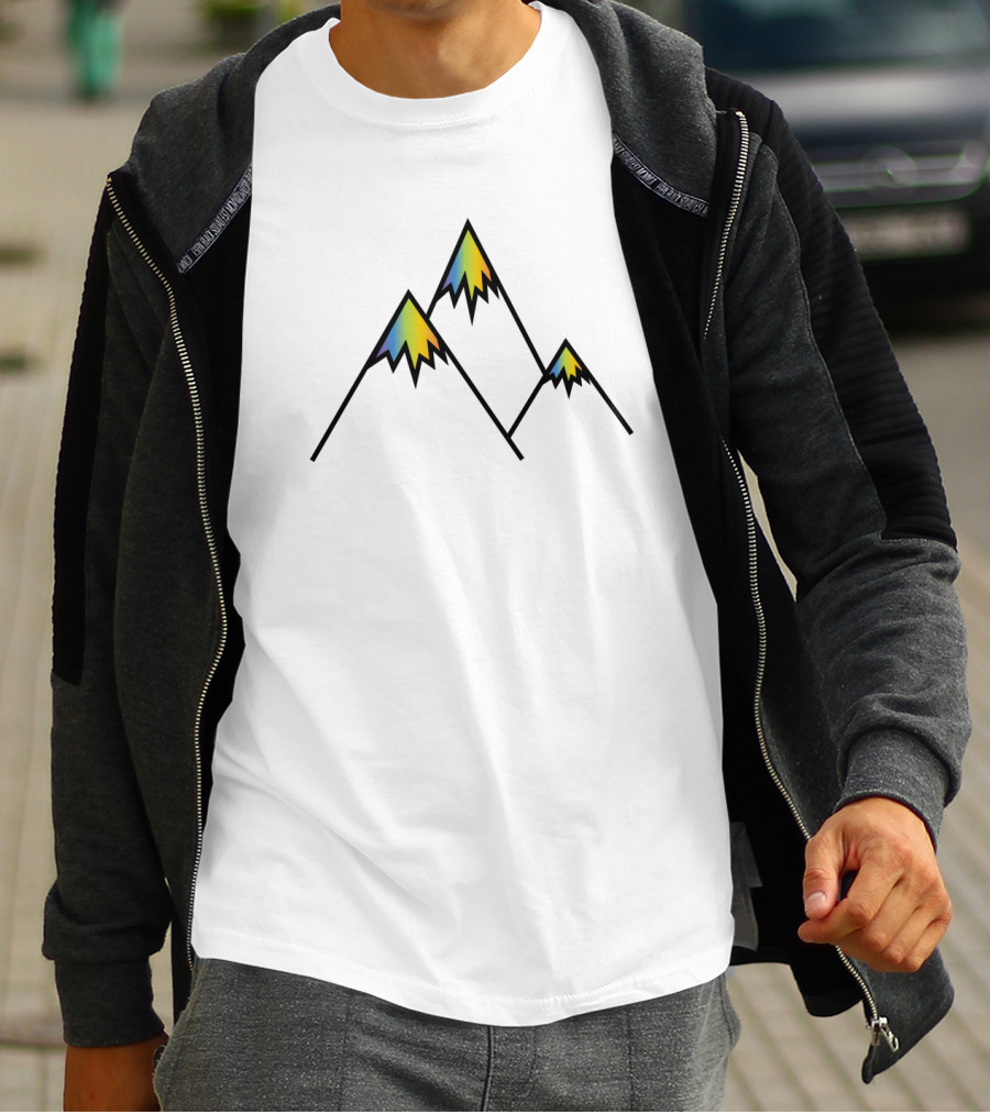 Rainbow Peaks Mountain Dreams T-Shirt