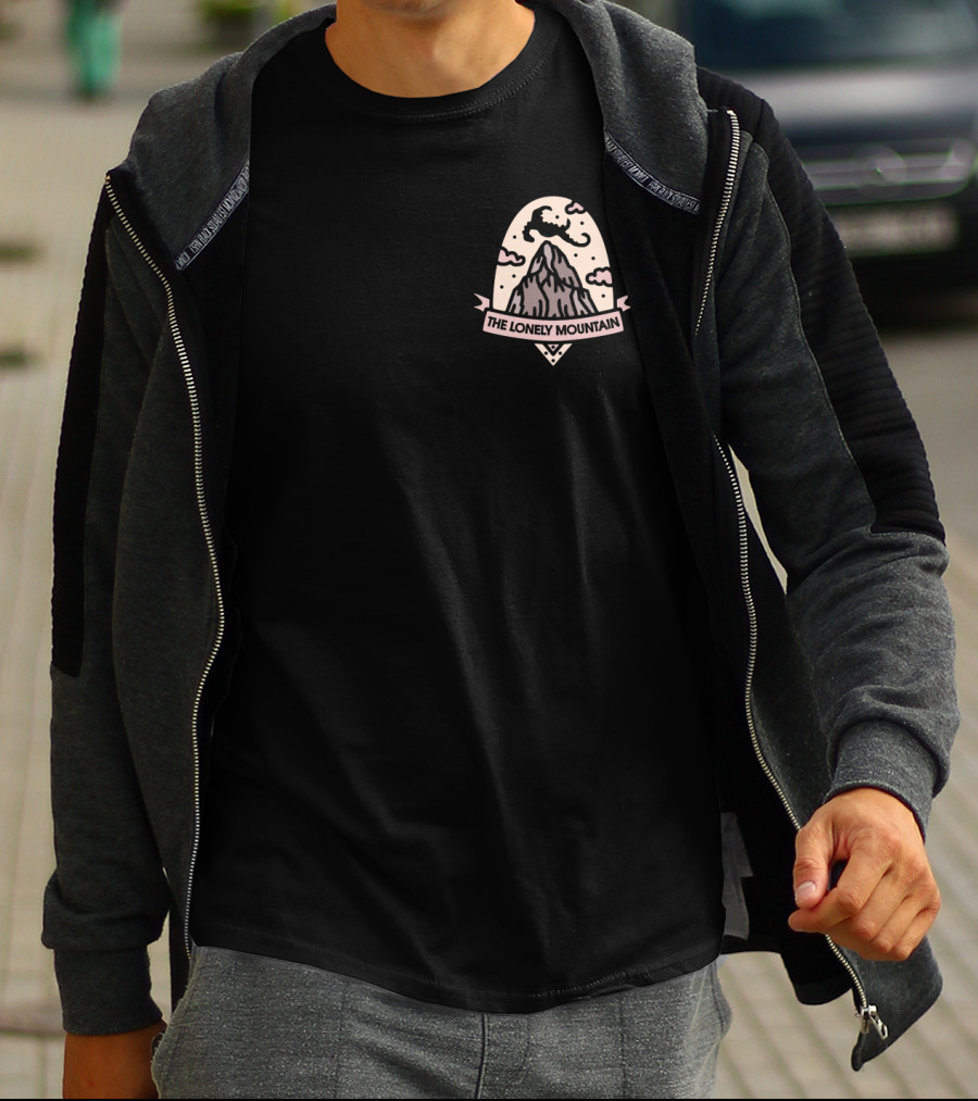 The Lonely Mountain Cloudy Summit Emblem T-Shirt