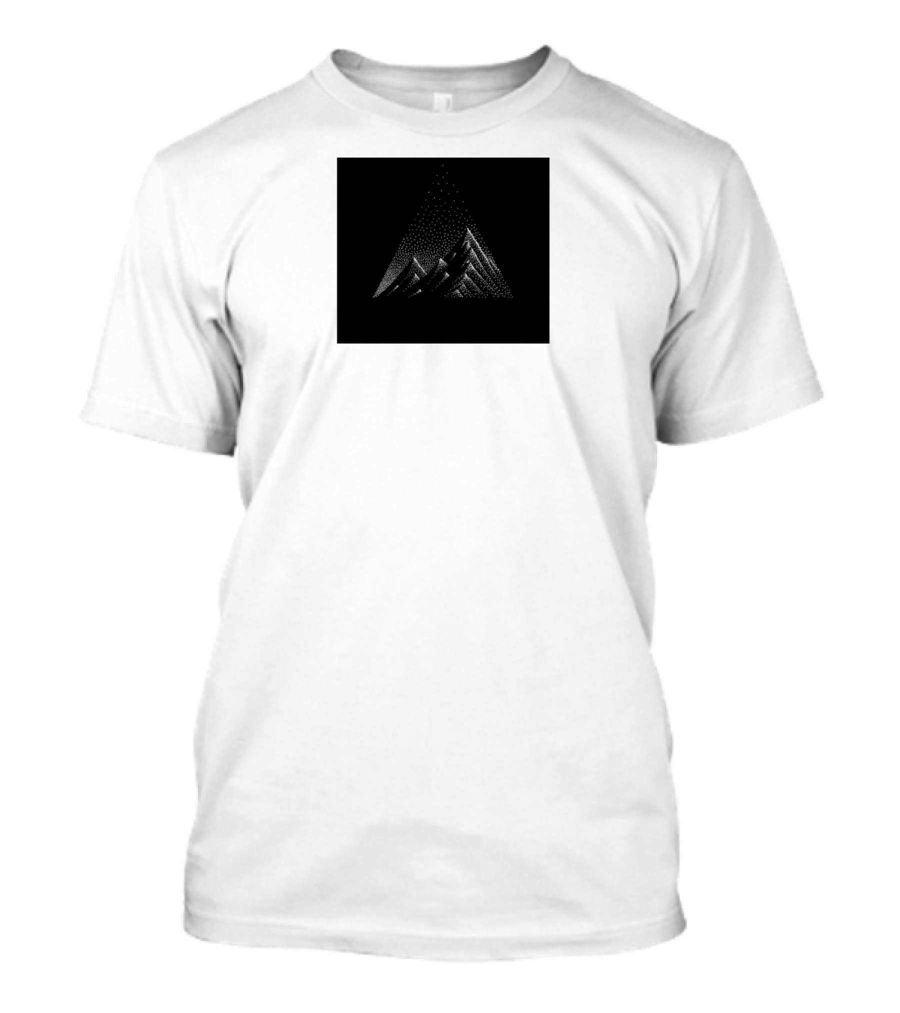 Black Mountain Geometric Peaks T-Shirt