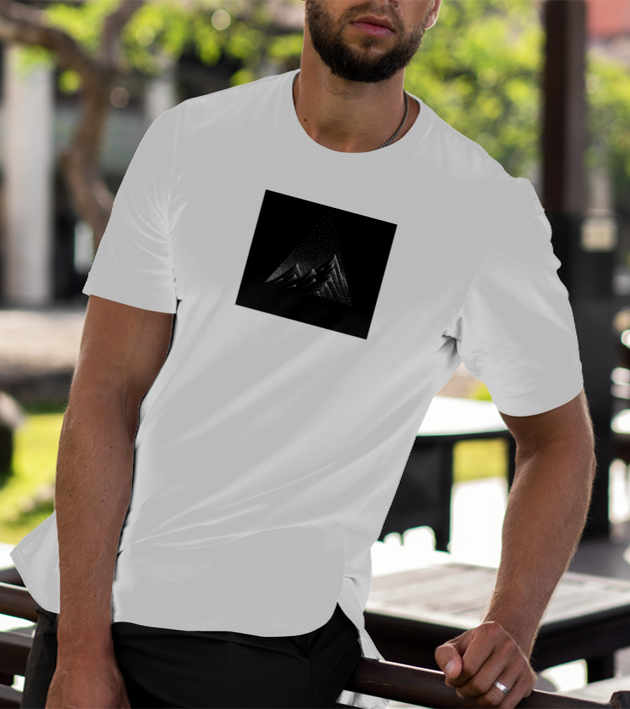 Black Mountain Geometric Peaks T-Shirt