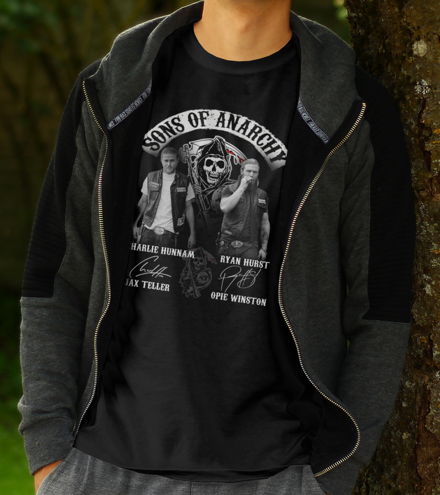Sons Of Anarchy Jax Teller Opie Winston Charlie Hunnam Ryan Hurst T-Shirt