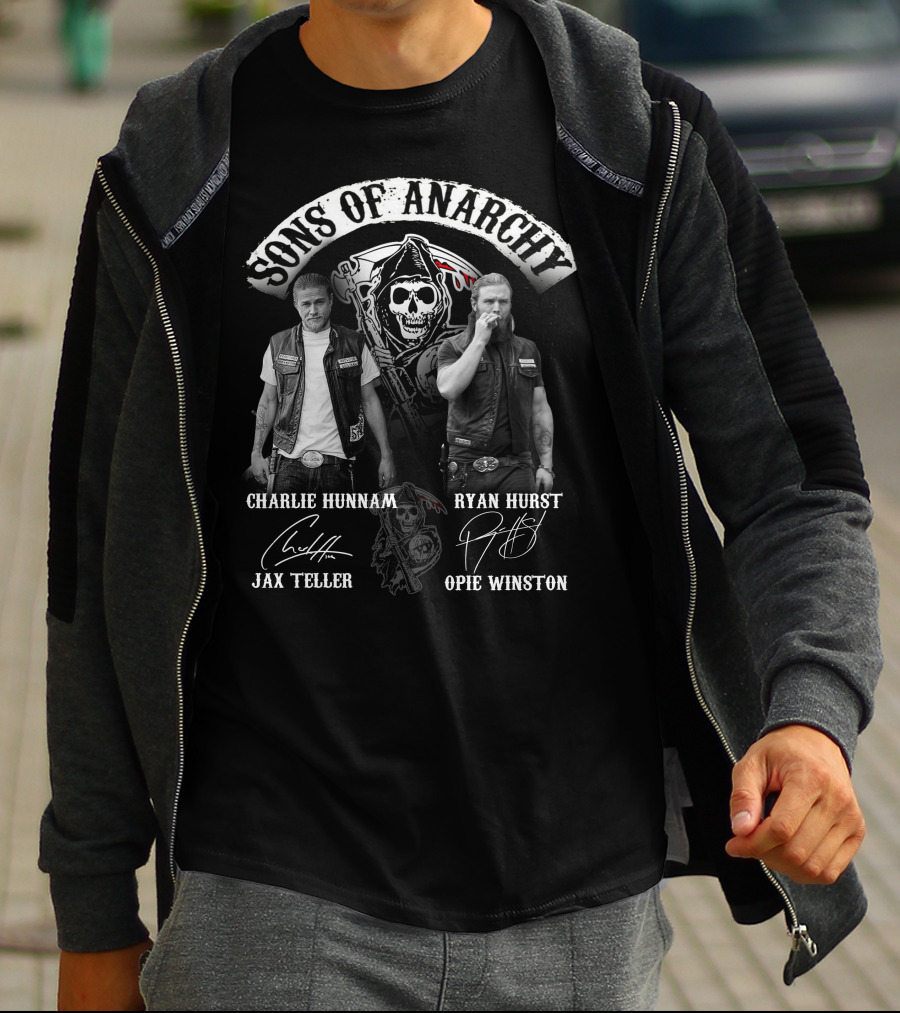 Sons Of Anarchy Jax Teller Opie Winston Charlie Hunnam Ryan Hurst T-Shirt