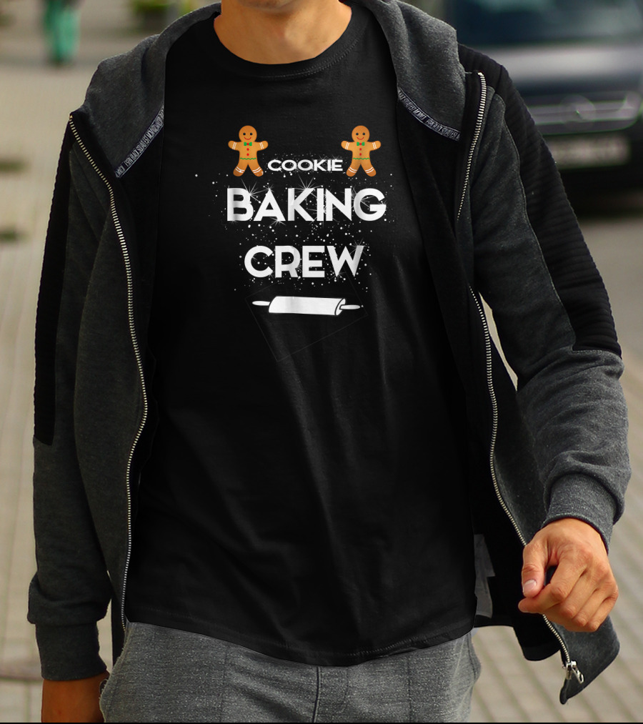 Cookie Baking Crew Gingerbread Christmas Holiday T-Shirt