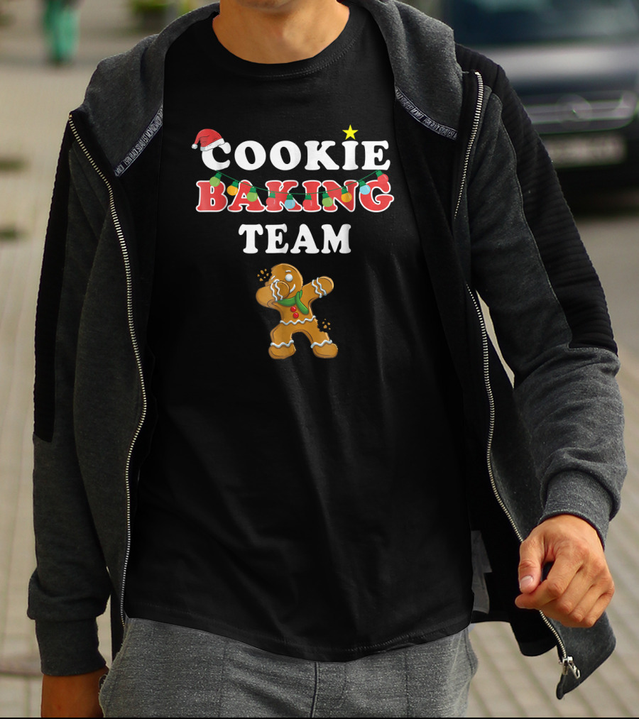 Cookie Baking Team Christmas Gingerbread Holiday Team T-Shirt