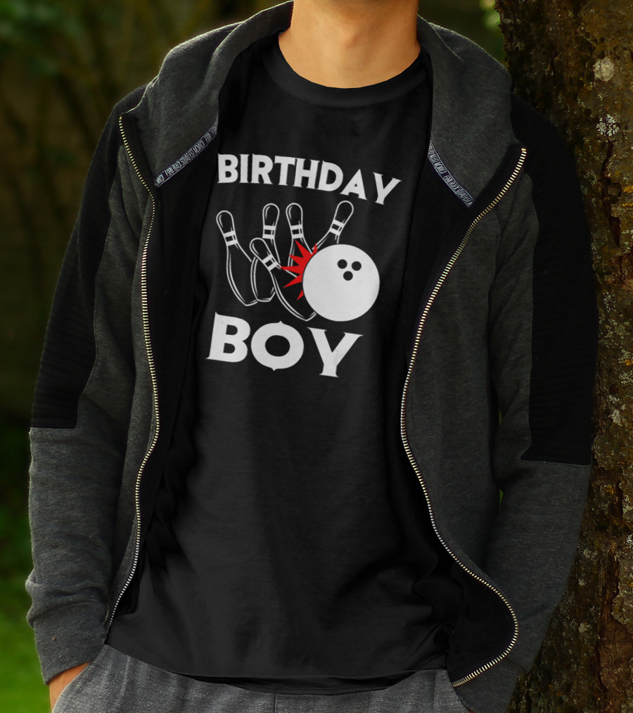 Birthday Boy Bowling Party Fun T-Shirt