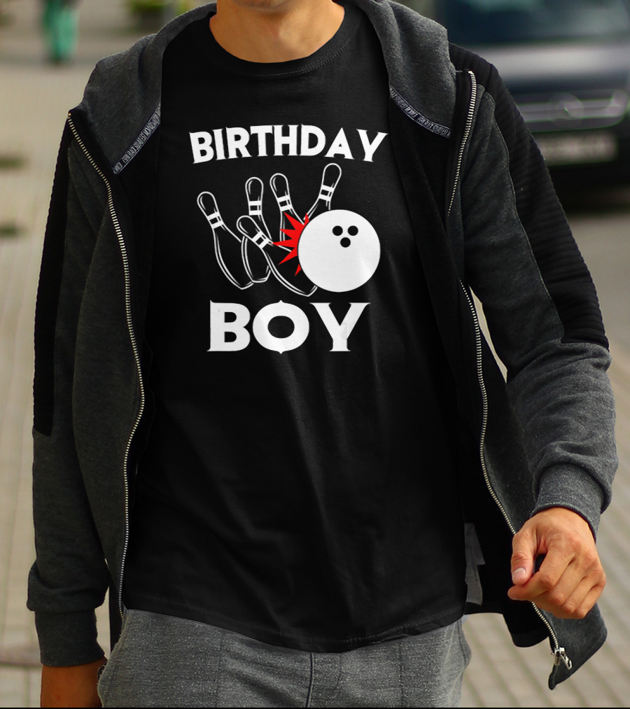 Birthday Boy Bowling Party Fun T-Shirt