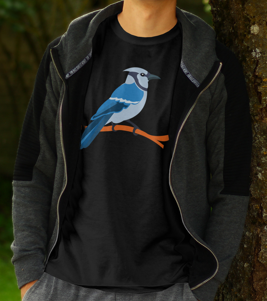 Cool Blue Jay Awesome Bird T-Shirt