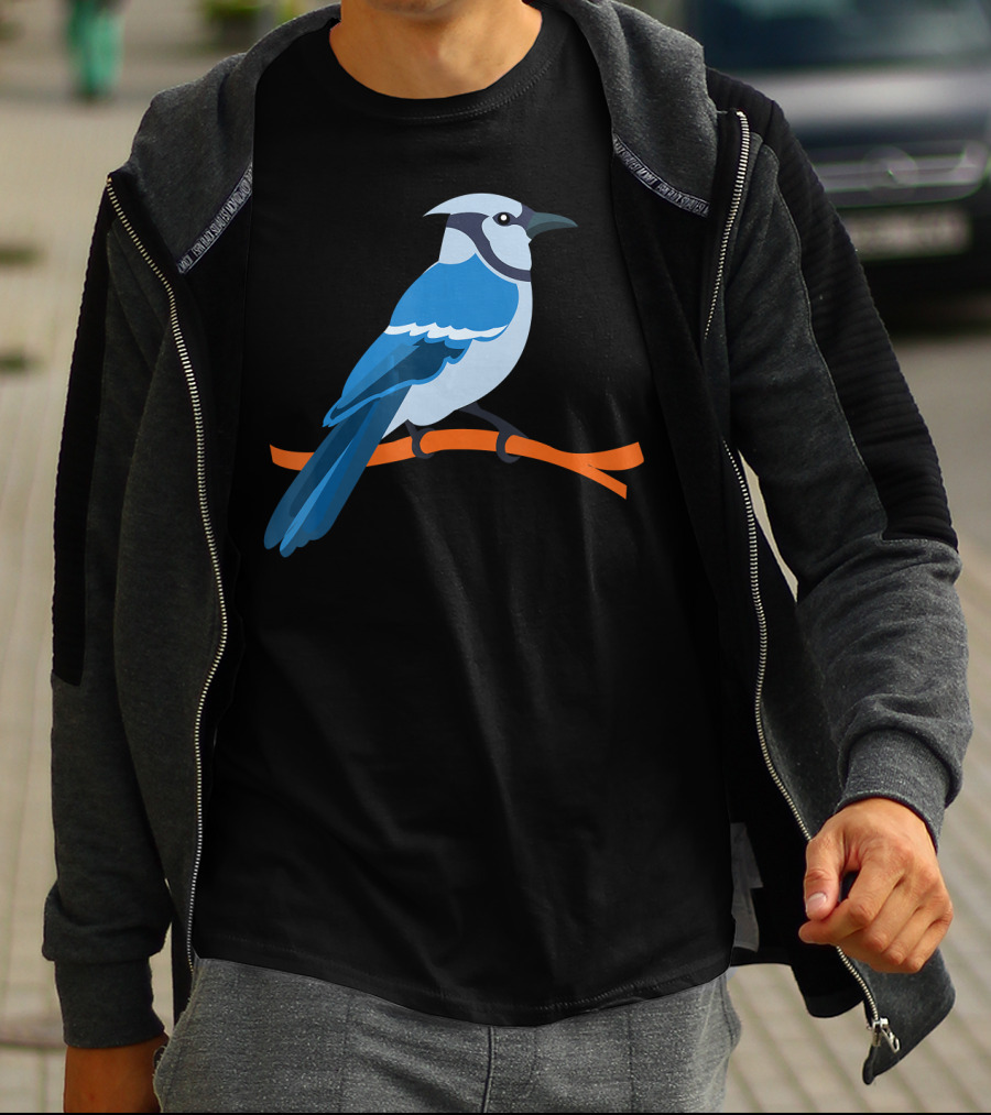 Cool Blue Jay Awesome Bird T-Shirt