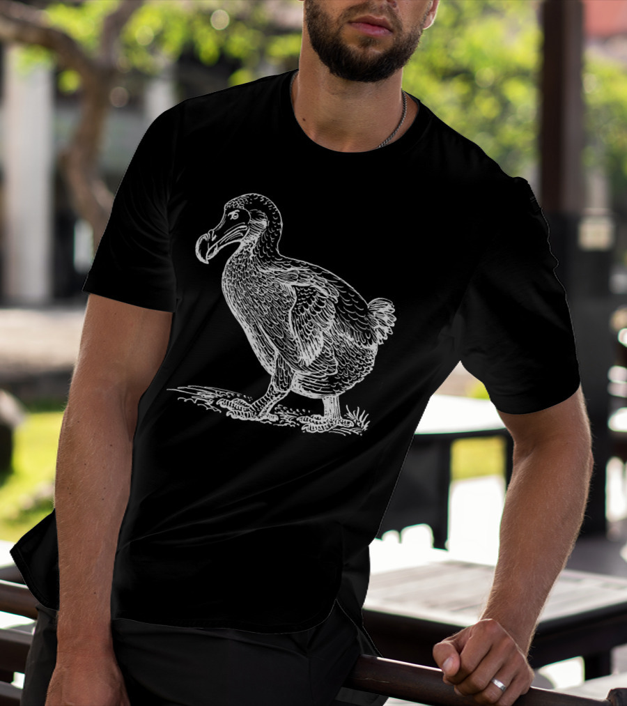 Cool Extinct Dodo Bird Fun Hipster T-Shirt