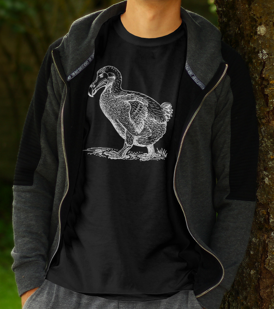 Cool Extinct Dodo Bird Fun Hipster T-Shirt