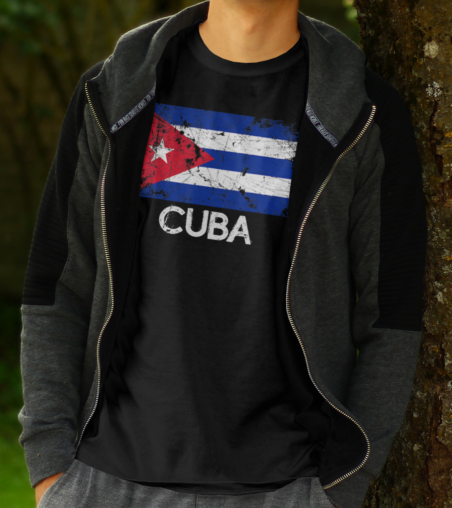 Cuban Flag Vintage Cuba T-Shirt