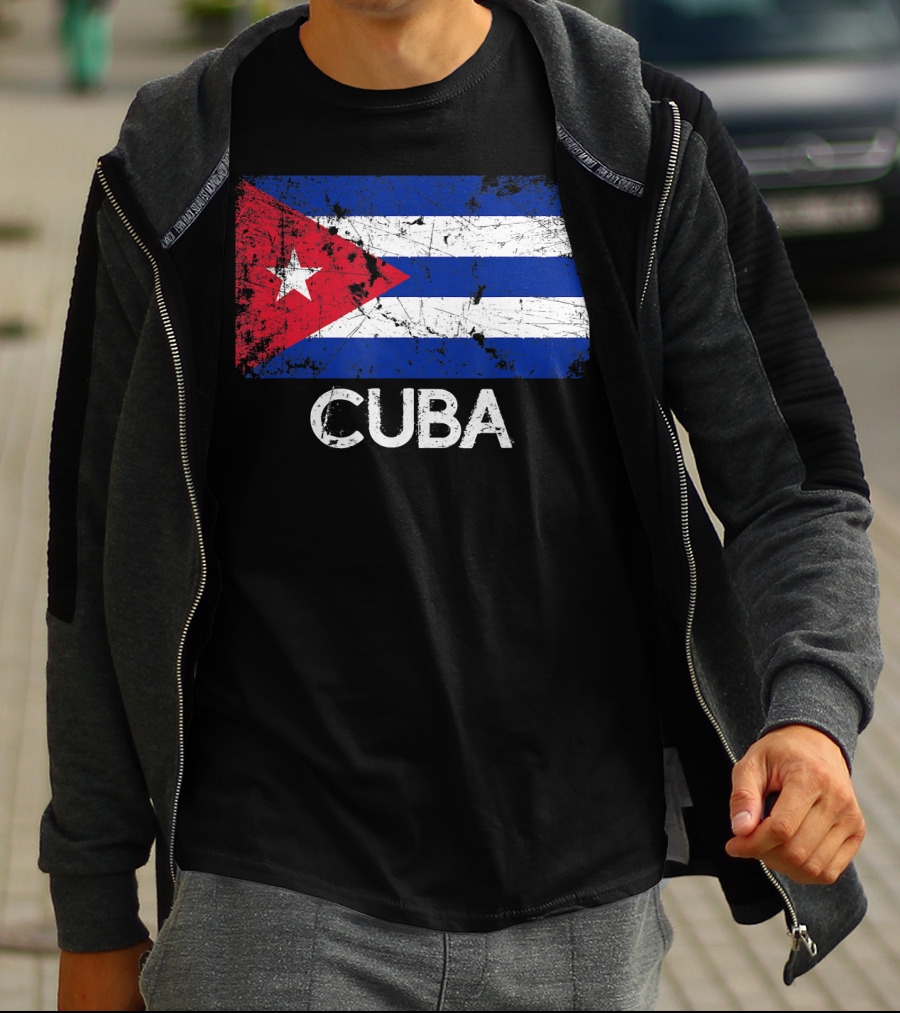 Cuban Flag Vintage Cuba T-Shirt