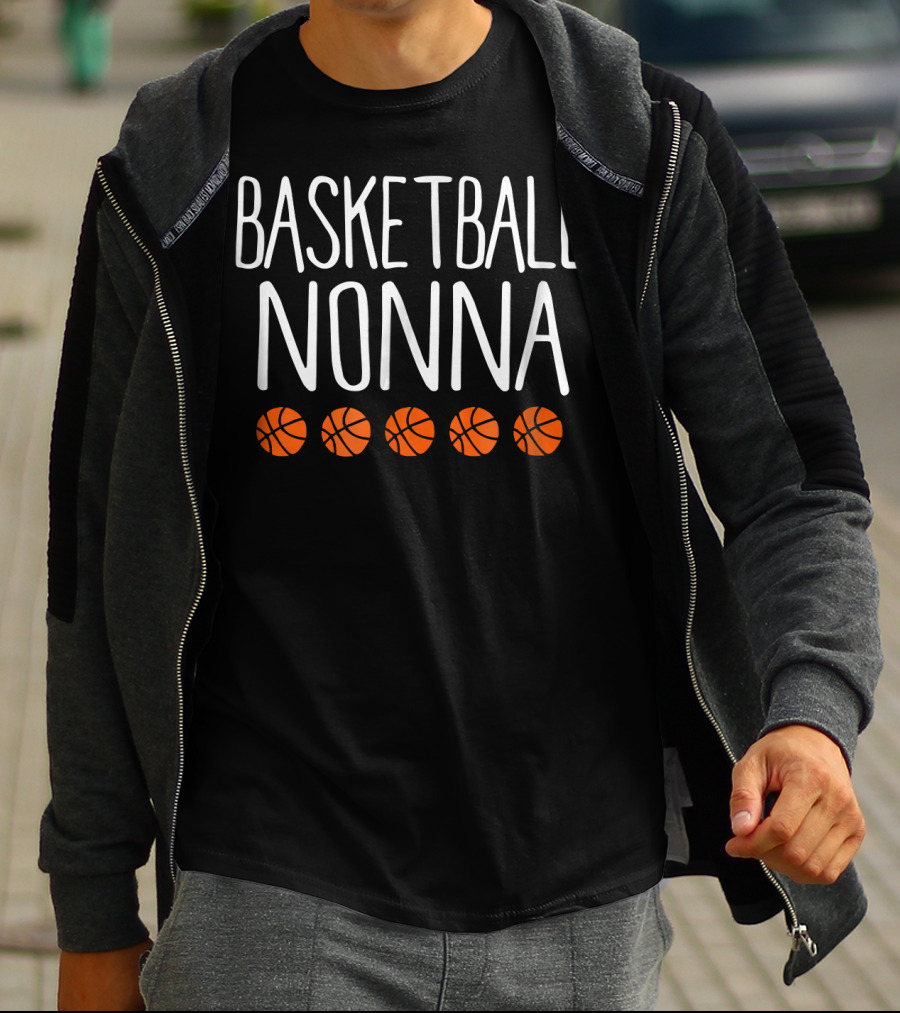 Basketball Nonna Cute Sports Basketball Balls T-Shirt